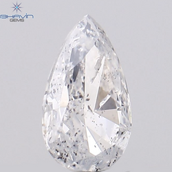 0.21 CT Pear Shape Natural Diamond White Color I1 Clarity (4.90 MM)