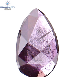 0.16 CT Pear Shape Natural Diamond Pink Color I1 Clarity (4.67 MM)