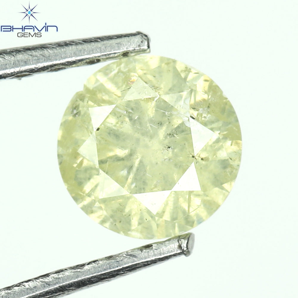 0.39 CT Round Shape Natural Loose Diamond White(M) Color I3 Clarity (4.53 MM)