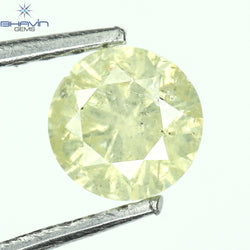 0.39 CT Round Shape Natural Loose Diamond White(M) Color I3 Clarity (4.53 MM)