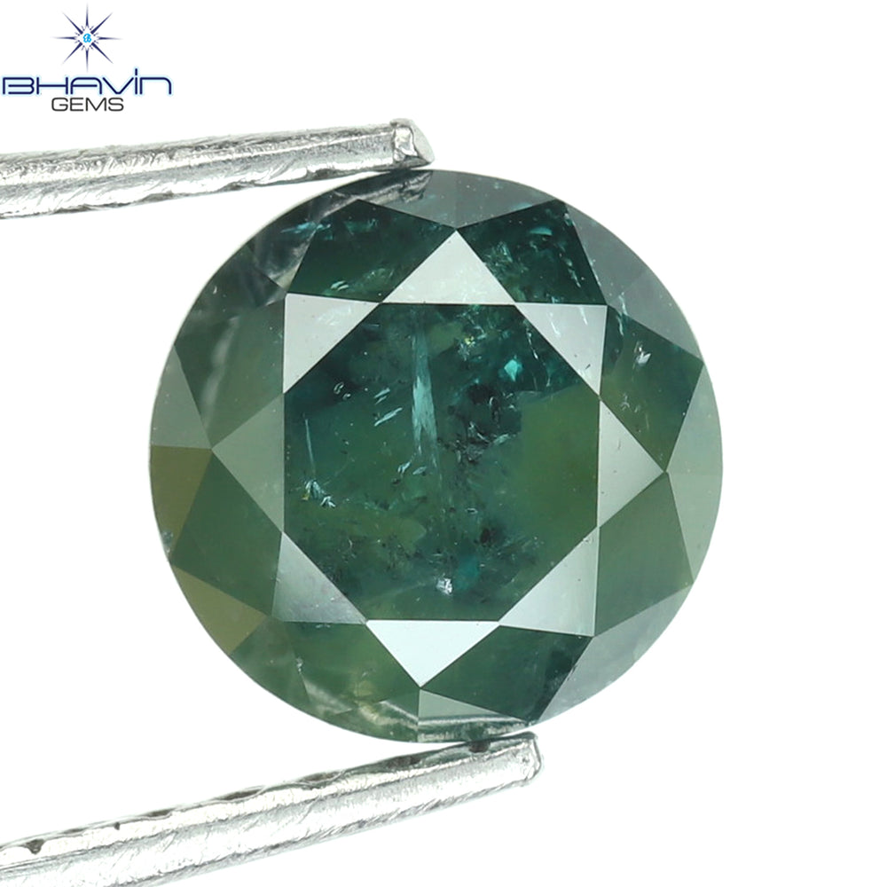 1.17 CT Round Diamond Natural Loose Diamond Blue Color I3 Clarity (6.13  MM)