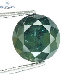 1.17 CT Round Diamond Natural Loose Diamond Blue Color I3 Clarity (6.13  MM)