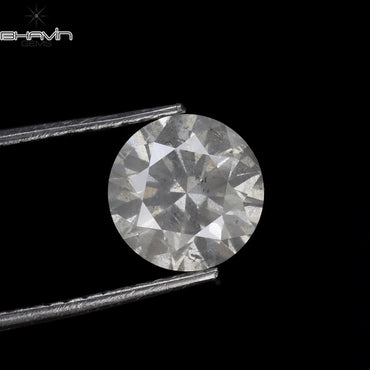 1.55 CT Round Shape Natural Loose Diamond White Color I3 Clarity (7.30 MM)