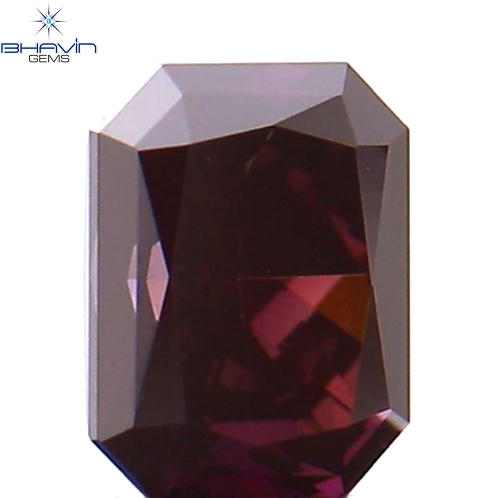 0.27 CT Radiant Diamond Pink Color Natural Diamond Clarity VS1 (4.05 MM)
