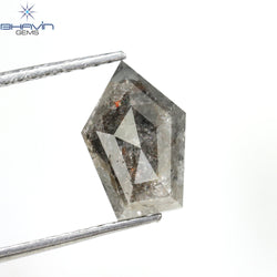2.11 CT Geometric Shape Natural Diamond Salt And Pepper Color I3 Clarity (10.10 MM)