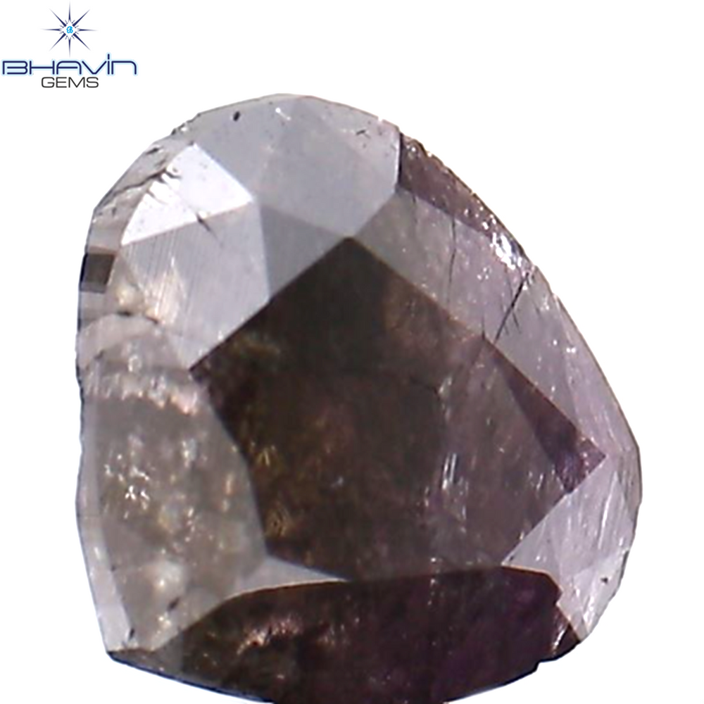 1.21 CT Heart Shape Natural Diamond Pink Color I3 Clarity (6.52 MM)