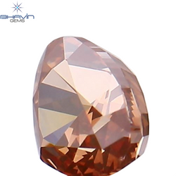 0.20 CT Heart Shape Enhanced Pink Color Natural Loose Diamond SI1 Clarity (3.74 MM)