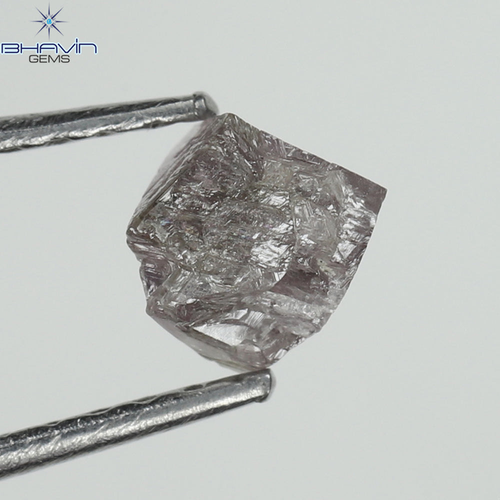 0.49 CT Rough Shape Natural Diamond Pink Color I3 Clarity (4.90 MM)