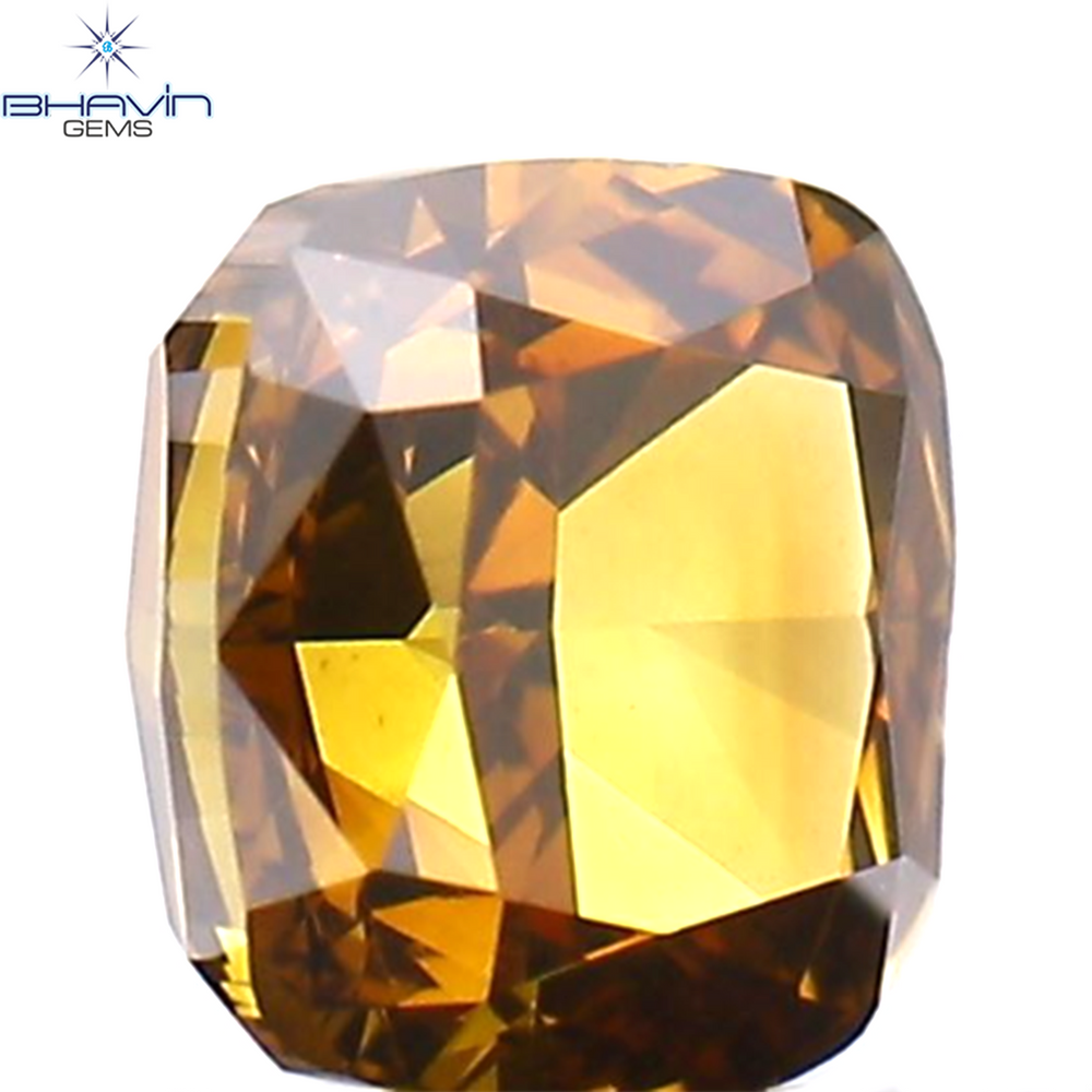 0.29 CT Cushion Shape Natural Diamond Red Color VS1 Clarity (3.60 MM)