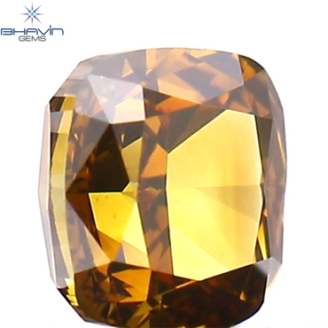 0.29 CT Cushion Shape Natural Diamond Red Color VS1 Clarity (3.60 MM)