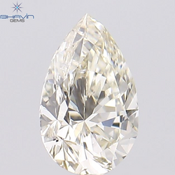 0.30 CT Pear Shape Natural Diamond White Color SI1 Clarity (5.60 MM)