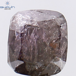 1.11 CT Cushion Shape Natural Diamond Pink Color I3 Clarity (5.75 MM)