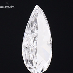 0.12 CT Pear Shape Natural Diamond White Color SI1 Clarity (4.85 MM)
