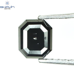 0.63 CT ラディアント シェイプ ナチュラル ダイヤモンド グリーン カラー I3 クラリティ (6.40 MM)