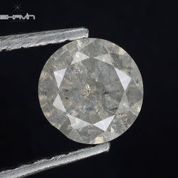 0.54 CT Round Shape Natural Loose Diamond White Color I3 Clarity (5.13 MM)