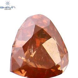 0.25 CT Heart Shape Enhanced Pink Color Natural Loose Diamond SI1 Clarity (4.03 MM)