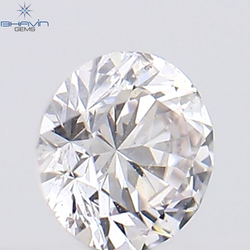 0.13 CT Round Shape Natural Diamond Pink Color VS2 Clarity (3.22 MM)