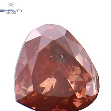 0.14 CT Heart Shape Enhanced Pink Color Natural Loose Diamond SI2 Clarity (3.38 MM)