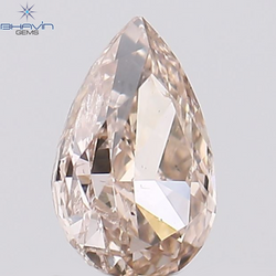 0.30 CT Pear Shape Natural Diamond Pink (Argyle) Color VS2 Clarity (5.20 MM)
