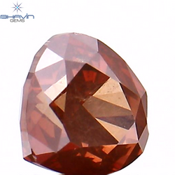 0.25 CT Heart Shape Enhanced Pink Color Natural Loose Diamond SI1 Clarity (3.74 MM)