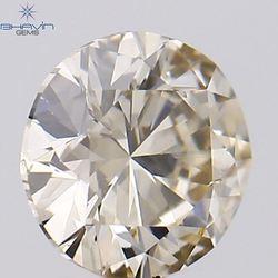 0.30 CT Round Shape Natural Loose Diamond Brown (M) Color VS2 Clarity (4.32 MM)
