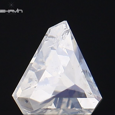 0.22 CT Shield Shape Natural Diamond White Color SI2 Clarity (4.17 MM)