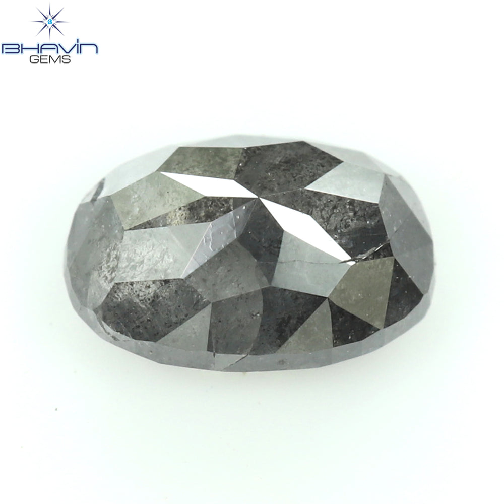 0.43 CT Oval Shape Natural Diamond Salt And Papper Color I3 Clarity (5.18 MM)