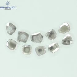 2.65 CT Slice Diamond Salt And Pepper Color Clarity I3 (6.90 MM)