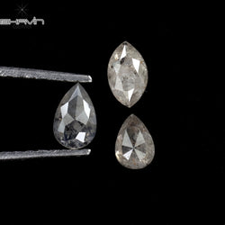 0.64 CT/3 PCS Mix Shape Natural Diamond White Color I3 Clarity (4.85 MM)