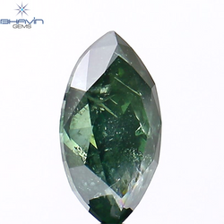 2.11 CT Marquise Shape Natural Diamond Green Color I2 Clarity (11.14 MM)