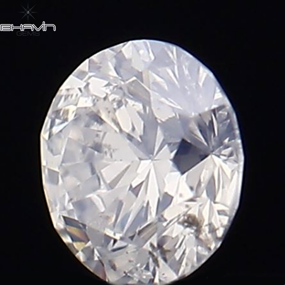 0.06 CT Round Shape Natural Loose Diamond White Color SI1 Clarity (2.56 MM)