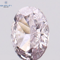 0.08 CT Oval Shape Natural Diamond Pink Color VS2 Clarity (2.97 MM)