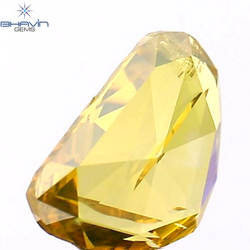 0.25 CT Heart Shape Natural Diamond Yellow Color I2 Clarity (5.43 MM)
