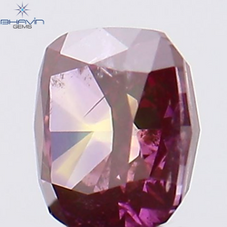 0.24 CT Cushion Shape Natural Diamond Pink Color SI1 Clarity (3.60 MM)
