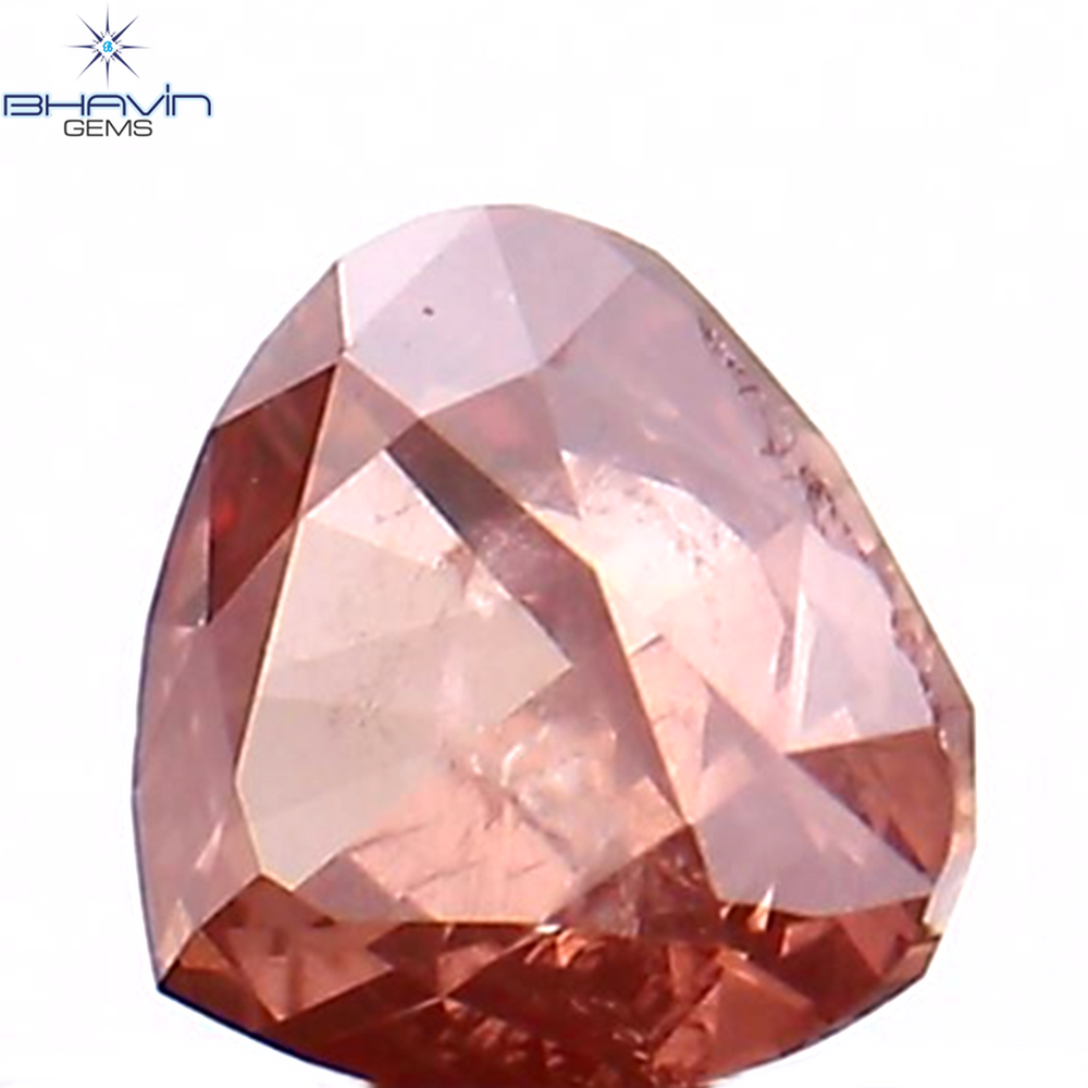 0.18 CT Heart Shape Enhanced Pink Color Natural Loose Diamond SI2 Clarity (3.58 MM)