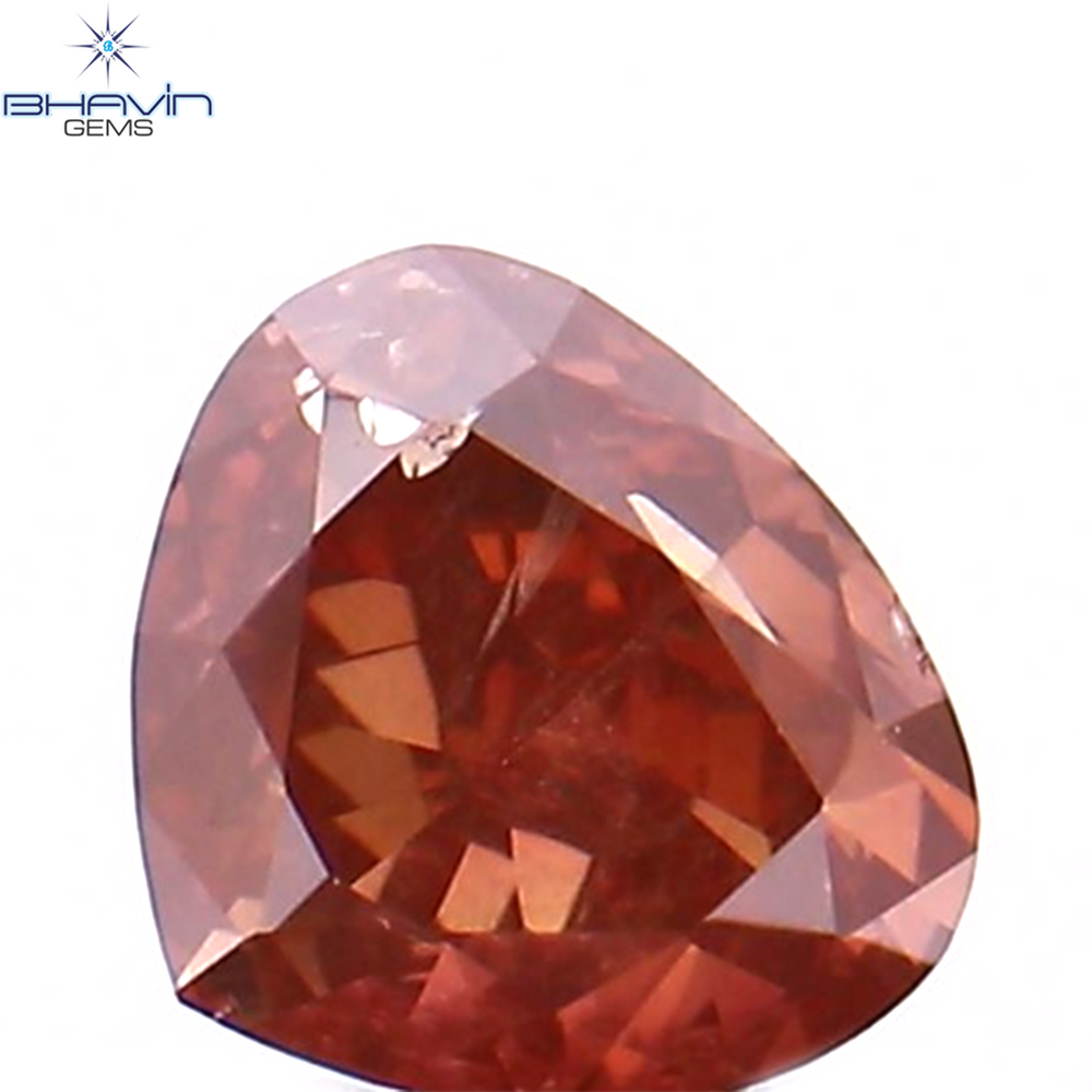 0.20 CT Heart Shape Enhanced Pink Color Natural Loose Diamond SI2 Clarity (3.91 MM)