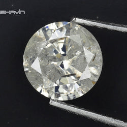 0.99 CT Round Shape Natural Loose Diamond White Color I3 Clarity (6.40 MM)