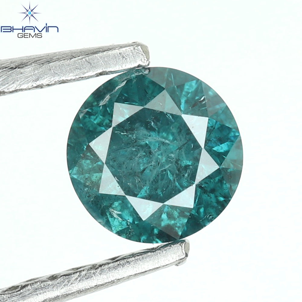 0.24 CT Round Diamond Natural Loose Diamond Blue Color I3 Clarity (3.85 MM)