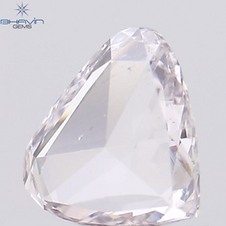 0.26 CT Heart Shape Natural Diamond Pink Color VS2 Clarity (5.38 MM)