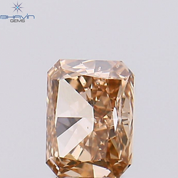 0.41 CT Radiant Diamond Pink (Argyle) Color Natural Loose Diamond SI1 Clarity (4.46 MM)