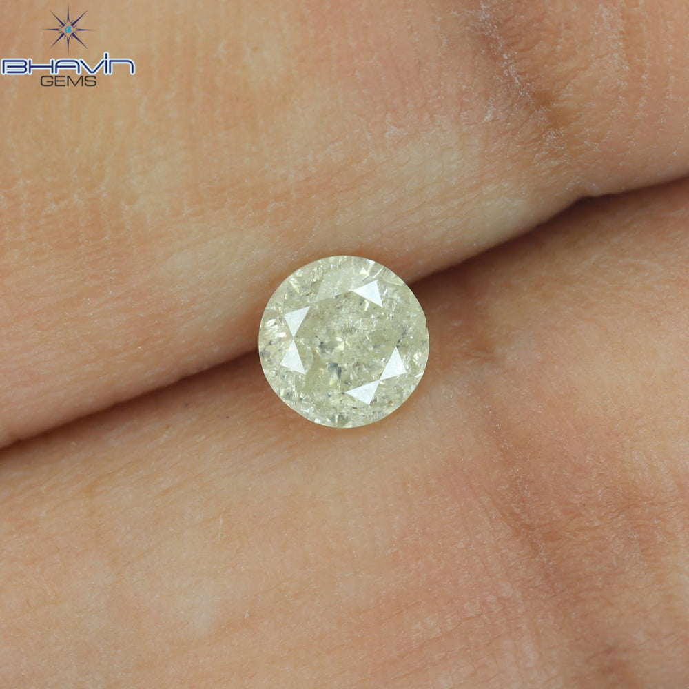 0.33 CT Round Shape Natural Loose Diamond White(M) Color I3 Clarity (4.25 MM)