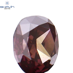 0.23 CT Oval Shape Natural Loose Diamond Pink Color VS1 Clarity (4.33 MM)