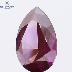 0.41 CT Pear Shape Natural Diamond Pink Color VS1 Clarity (5.94 MM)
