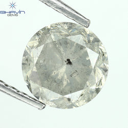 1.00 CT Round Shape Natural Loose Diamond White Color I3 Clarity (5.95 MM)