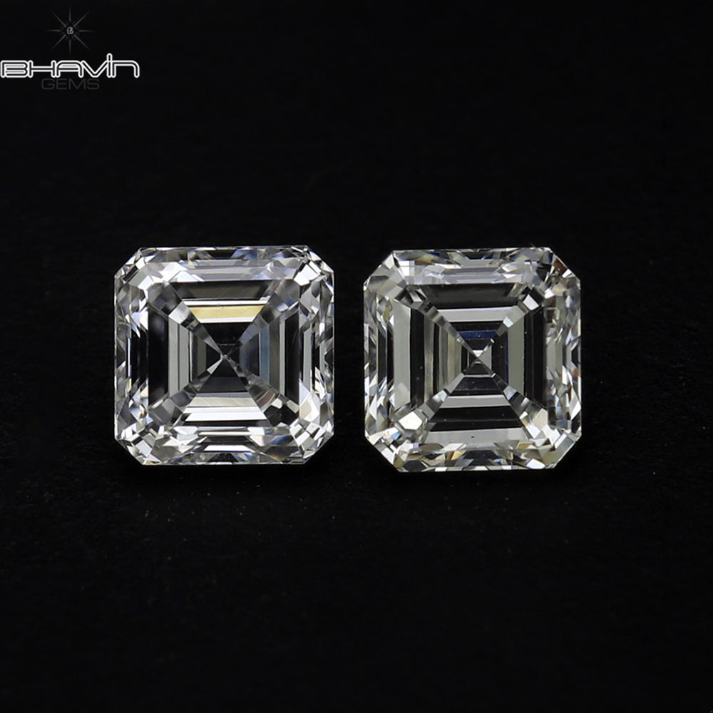 0.15 CT Asscher Shape White (G+) Color Natural Loose Diamond VVS-VS Clarity (3.00 MM)