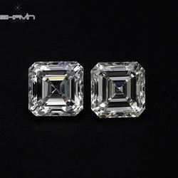 0.15 CT Asscher Shape White (G+) Color Natural Loose Diamond VVS-VS Clarity (3.00 MM)