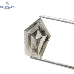 2.11 CT Geometric Shape Natural Diamond Salt And Pepper Color I3 Clarity (10.10 MM)