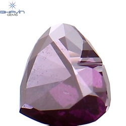 0.14 CT Heart Shape Enhanced Pink Color Natural Loose Diamond SI2 Clarity (3.40 MM)