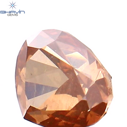 0.22 CT Heart Shape Enhanced Pink Color Natural Loose Diamond SI2 Clarity (3.42 MM)