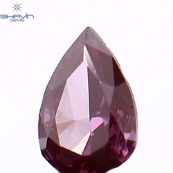 0.07 CT Pear Shape Natural Diamond Pink Color VS1 Clarity (3.42 MM)